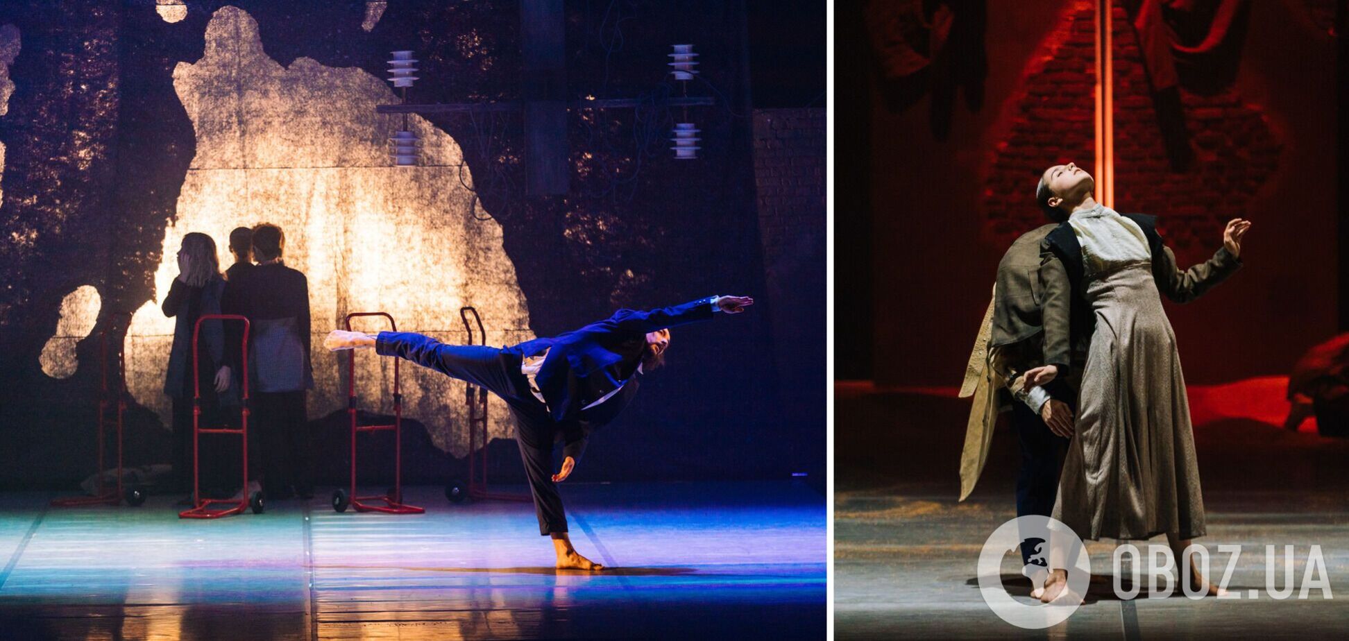 В Киеве показали современный балет 'Д.І.М.' о вынужденной миграции. Фото