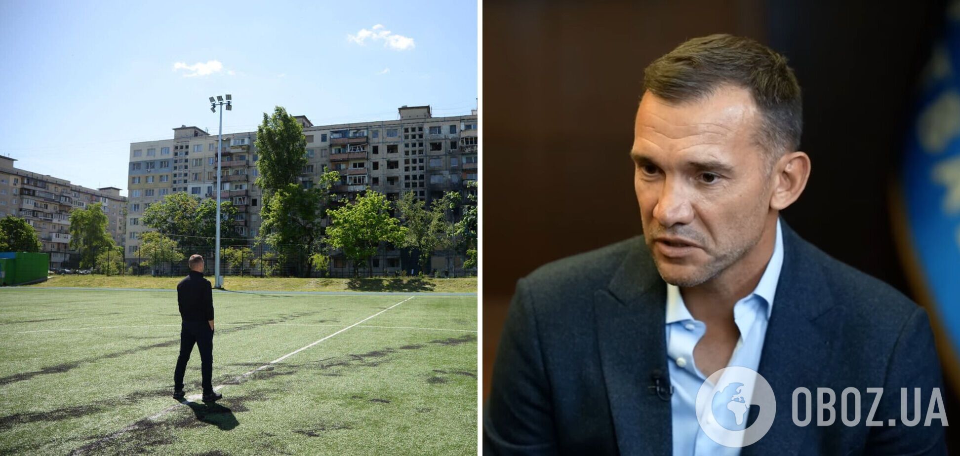 'Прилітало': будинок Андрія Шевченка у Києві кілька разів потрапляв під обстріл