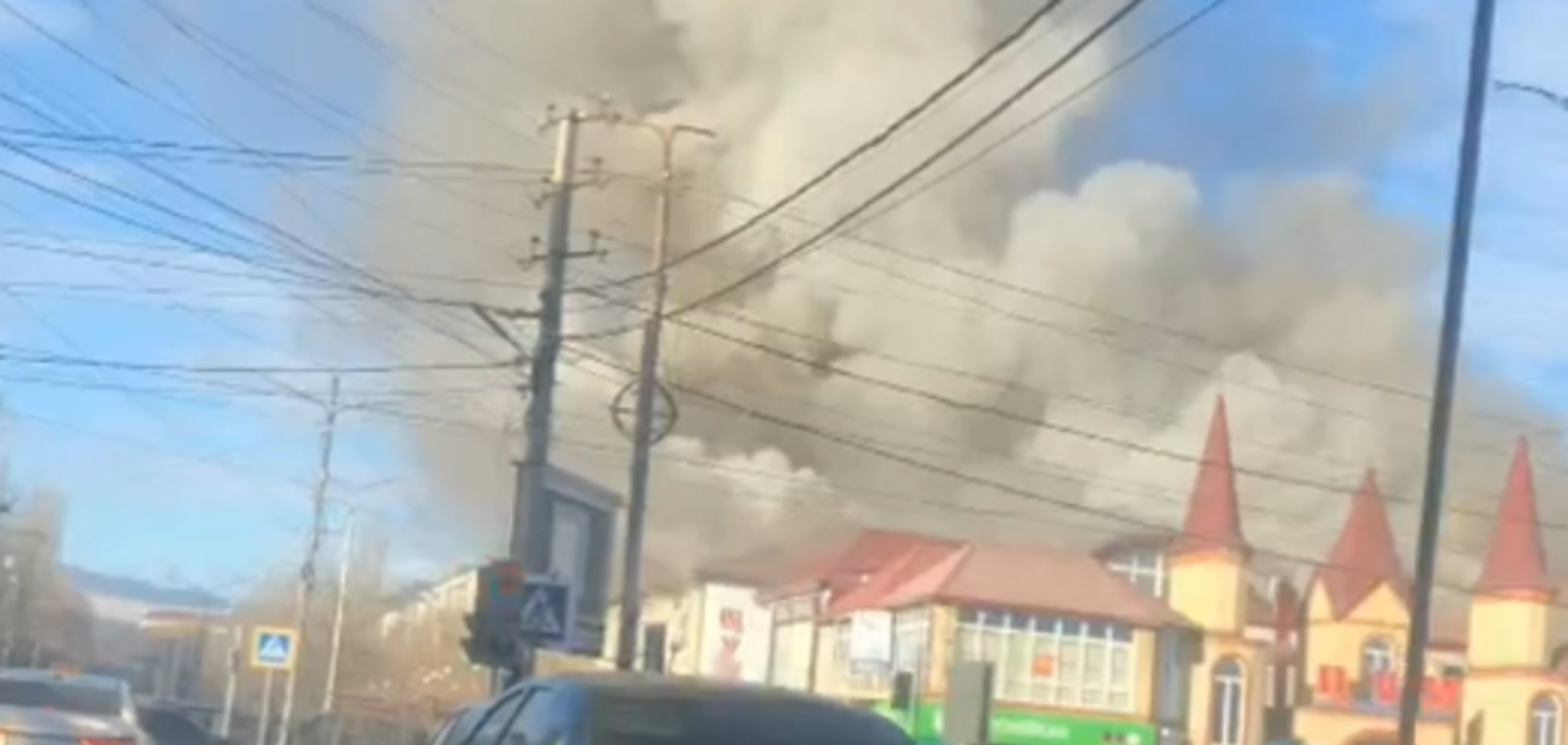 Пожежа торговельного центру в Дагестані