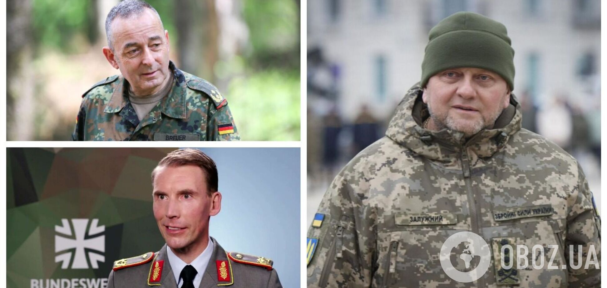В день отставки Залужного Киев посещали немецкие генералы – Bild