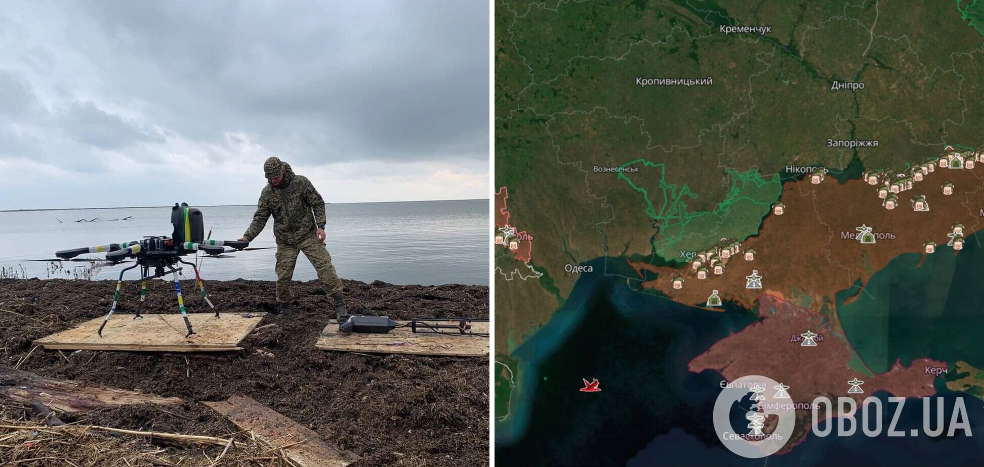 'Каждый выход как квест': в ВСУ показали, как обследуют дроном акваторию Черного моря. Фото