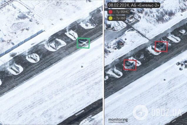 11 самолетов-ракетоносцев в режиме ожидания: в сети появились спутниковые снимки аэродрома 'Энгельс-2'. Фото
