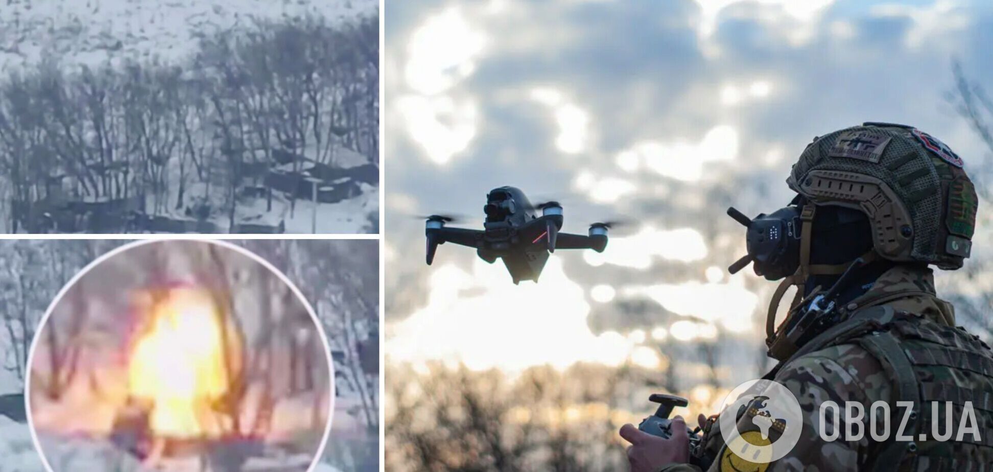 Влучний скид FPV-дрона: прикордонники розтрощили ворожий бліндаж на Харківському напрямку. Відео