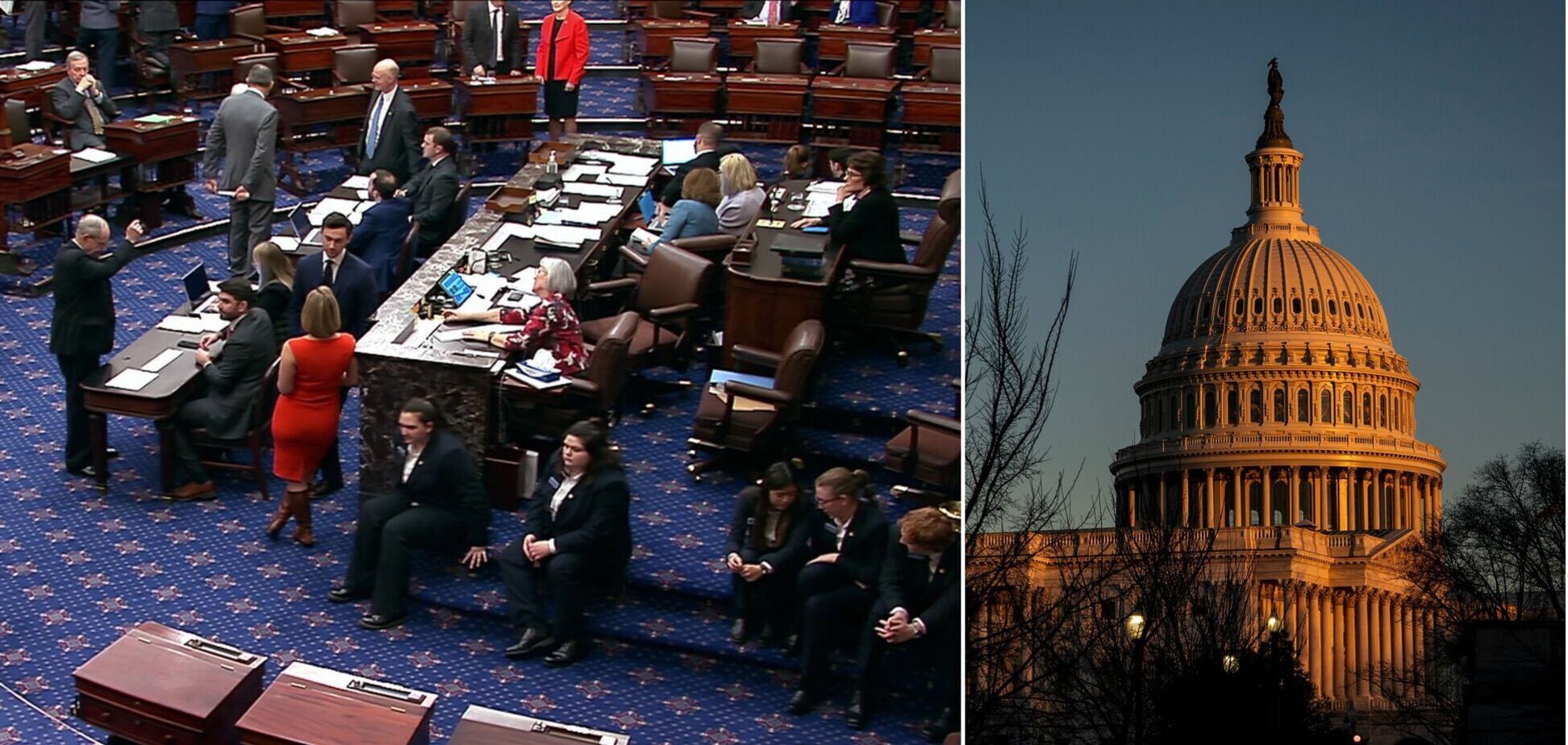 Сенат США проголосовал за продолжение работы над законопроектом о новом пакете помощи для Украины без выходных