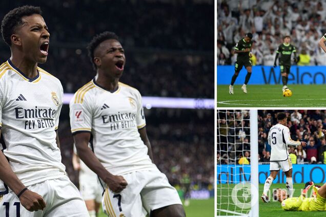 'Реал' разгромил 'украинскую' 'Жирону' в центральном матче чемпионата Испании. Видео