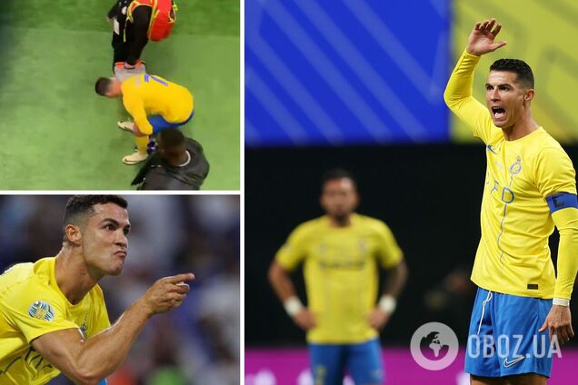 Поднял и подтерся. Поступок Роналду в Саудовской Аравии собрал 2,3 млн просмотров. Видео