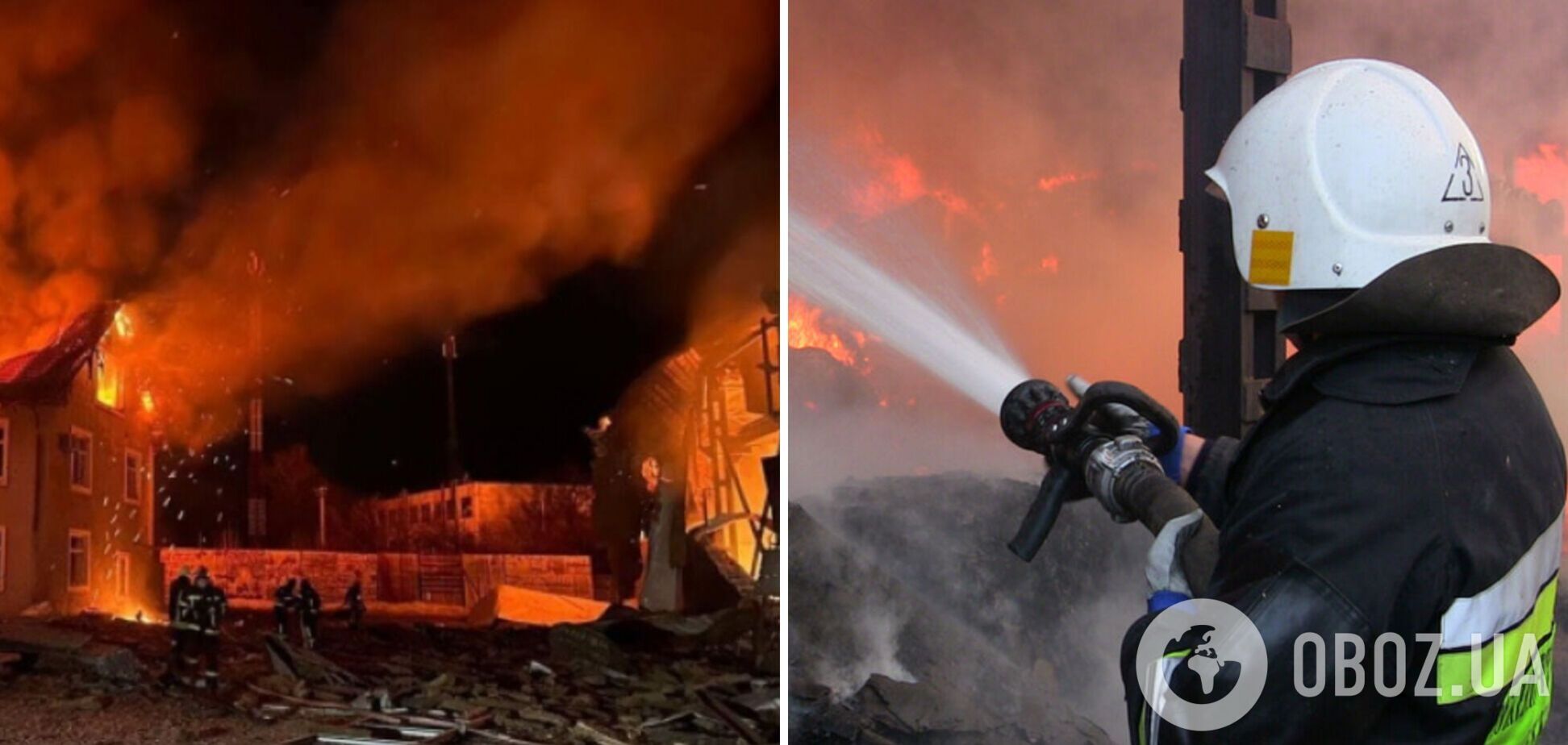 Оккупанты ночью атаковали дронами Полтавщину, под ударом оказался промышленный объект: произошел пожар