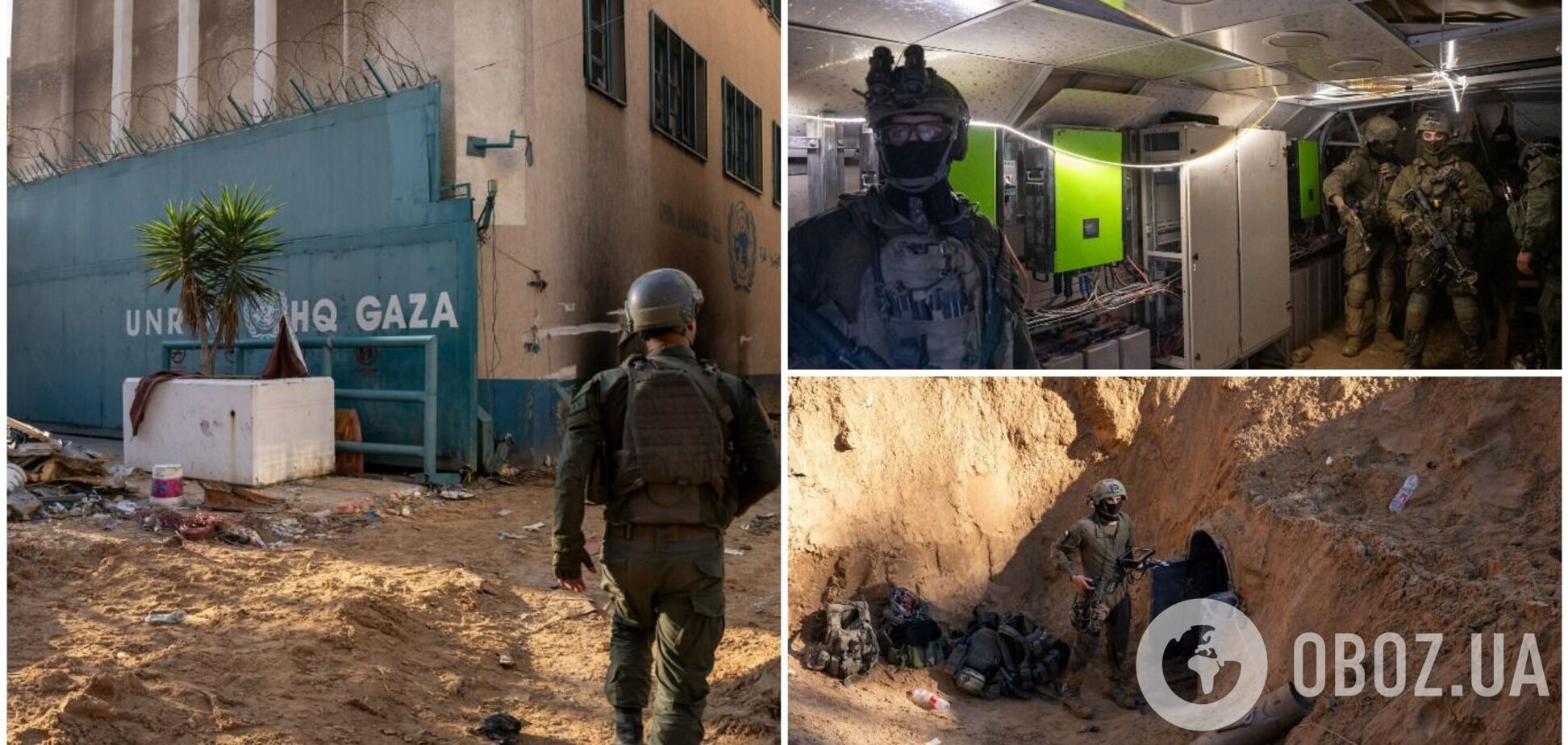 Израиль заявил, что нашел командный пункт ХАМАС в тоннеле под штаб-квартирой ООН