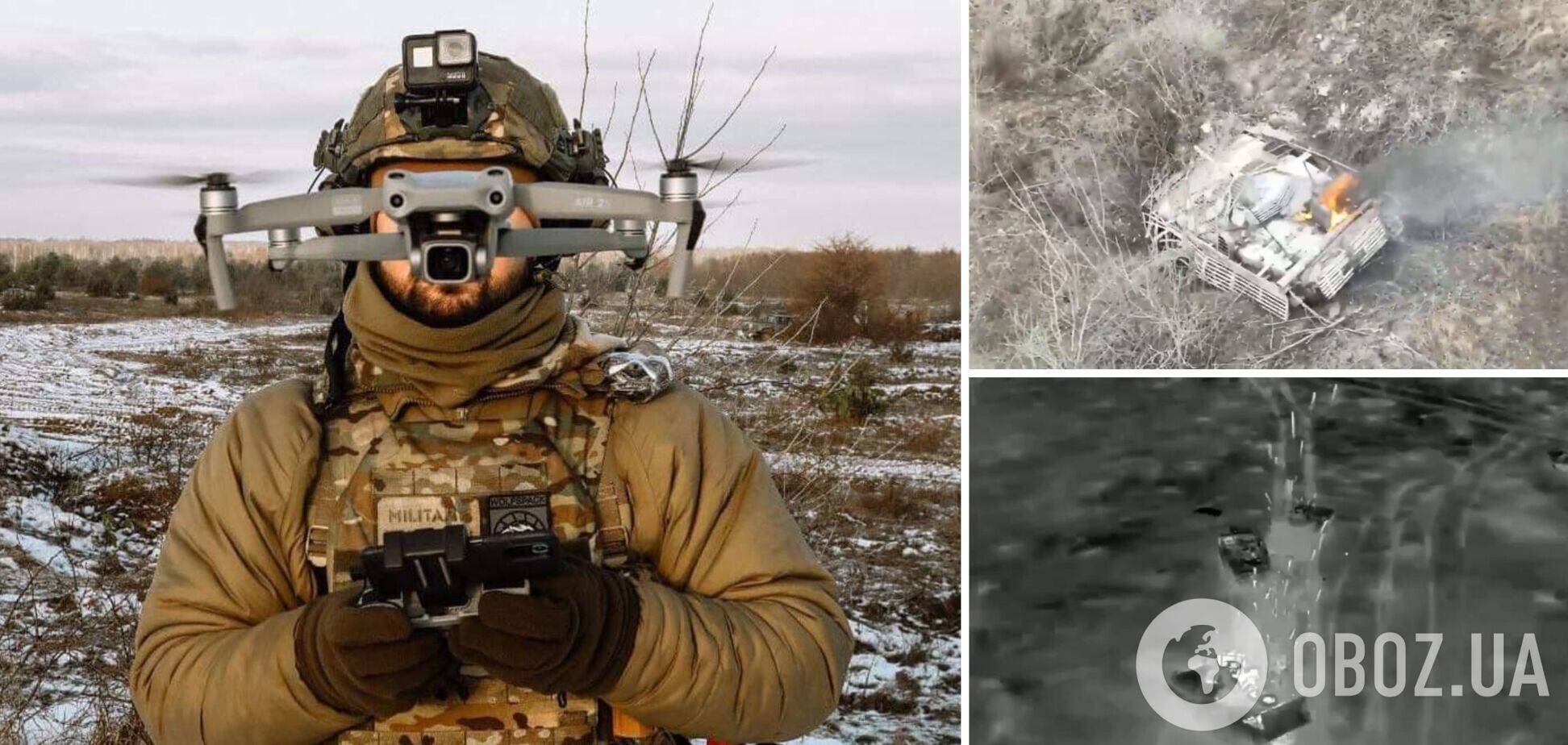 Палає ворожа техніка: військові показали, як знищують танки армії РФ на Луганщині. Відео