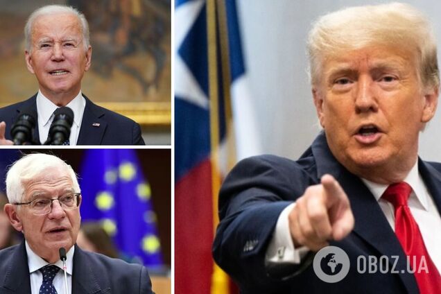 Погрози Трампа НАТО: Байден назвав суперника 'лакеєм' Путіна, а Боррель дорікнув за примхливість