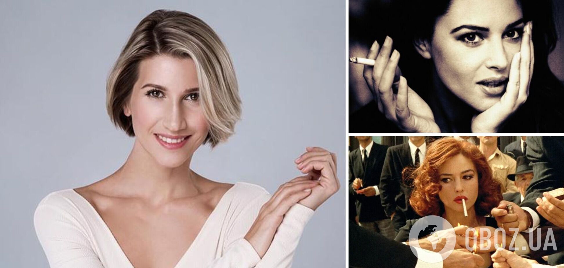 В соблазнительном белье и с сигаретой во рту. Анита Луценко повторила легендарный образ Моники Белуччи