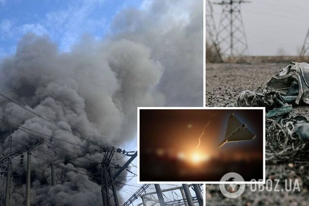 Окупанти вдарили 'Шахедами' по підстанції на Дніпропетровщині: розгорілася пожежа, є знеструмлення