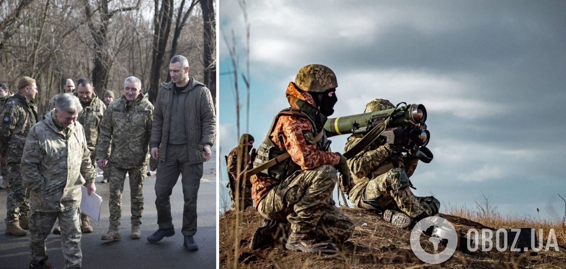 Кличко встретился с бойцами, отправляющимися на фронт