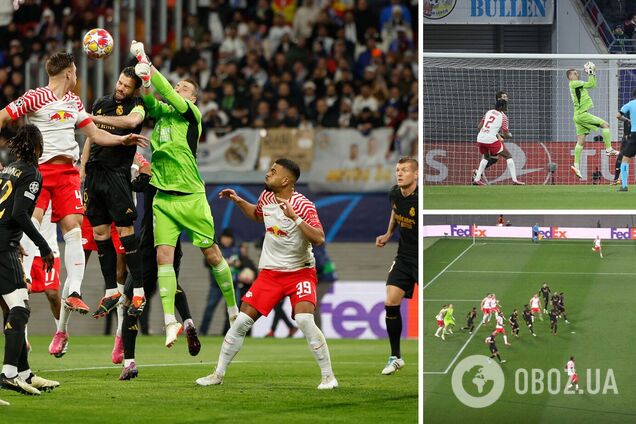 Лунін фантастично зіграв за 'Реал', ставши головною зіркою скандального матчу Ліги чемпіонів. Відео