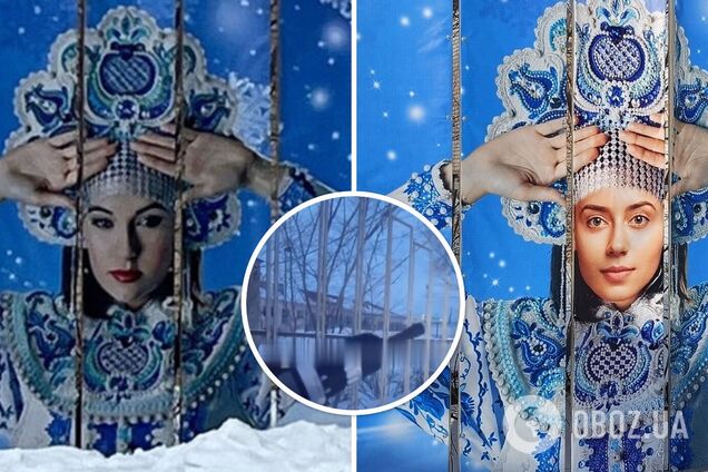 В РФ для баннера использовали лица Саши Грей и украинской модели: разъяренные россияне подняли шум и заставили убрать фото