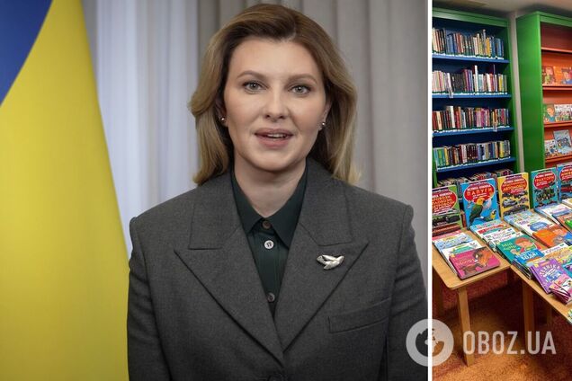 Оливковая блуза и брошь с птицей: Елена Зеленская в новом образе обратилась к жителям Канады