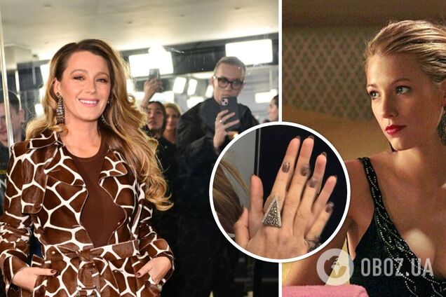 Звезда сериала 'Сплетница' Блейк Лайвли засветила супермодный маникюр с животным принтом