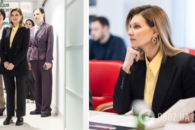 Зеленская продемонстрировала, как удачно скомбинировать вещи желтого и черного цветов. Фото