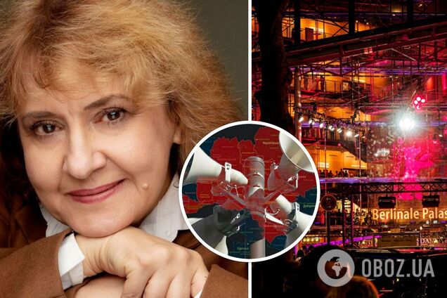 На телефоні Оксани Забужко спрацювала сирена повітряної тривоги прямо під час пресконференції на Берлінале
