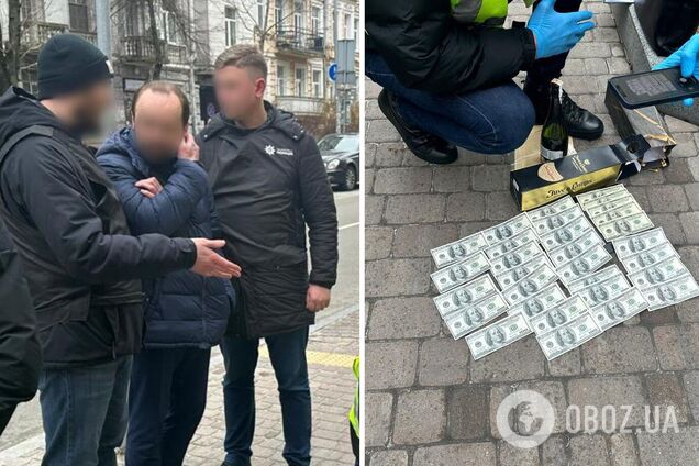 Посадовця затримали під час отримання грошей