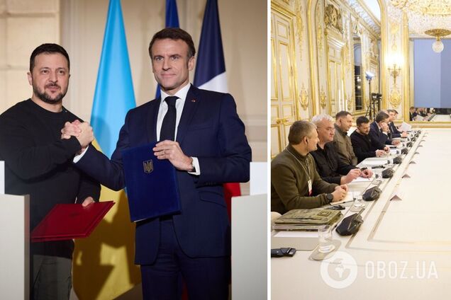 Зеленський і Макрон підписали угоду про гарантії безпеки між Україною і Францією: оприлюднено текст документа. Фото і відео