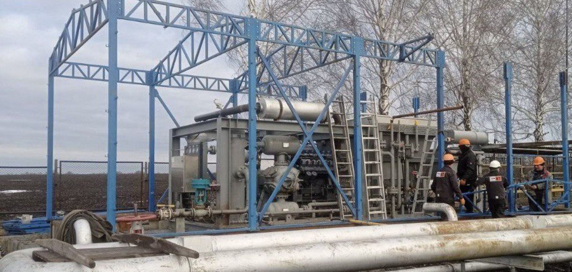 'Укрнафте' удалось получить дополнительный дебит газа благодаря двум дожимным компрессорным станциям