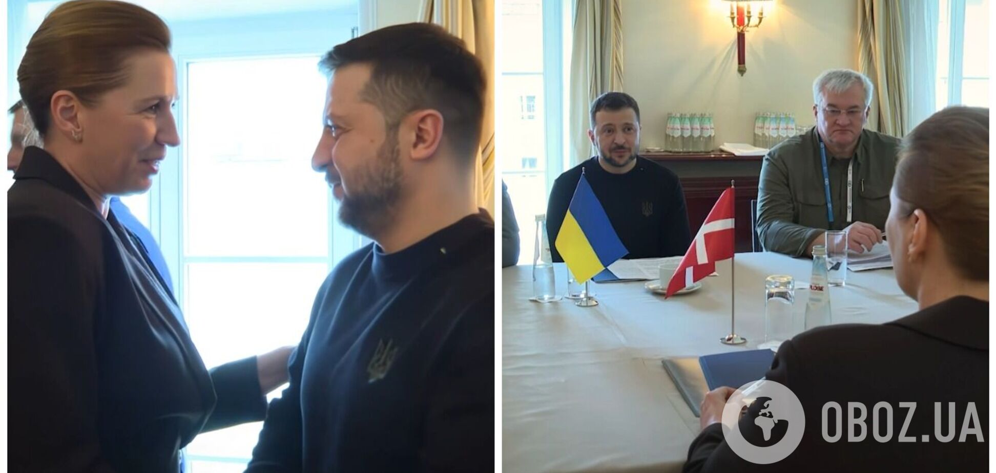Зеленський у Мюнхені провів переговори з прем’єр-міністеркою Данії: говорили про оборонну підтримку і безпековий договір