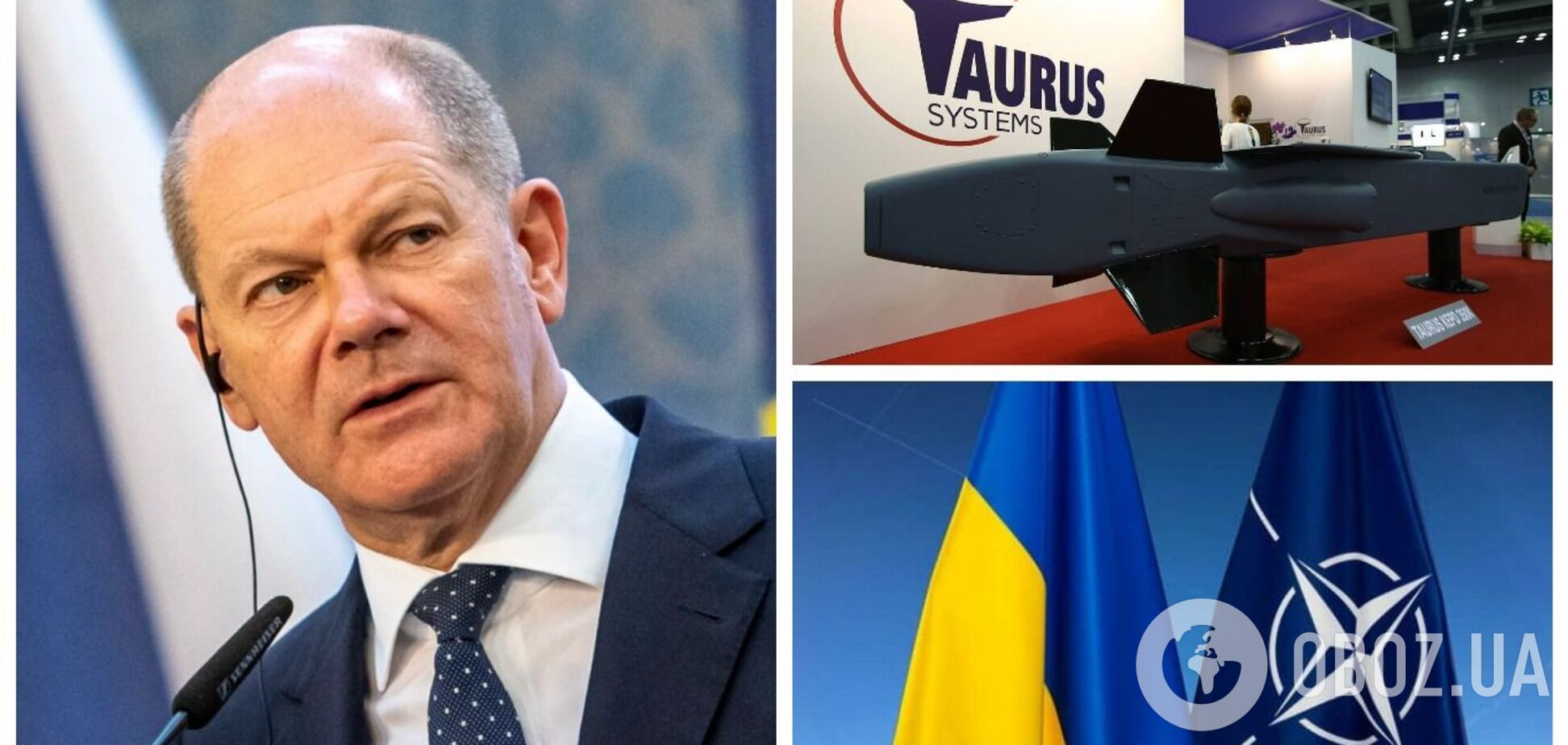 Шольц ухилився від відповідей про ракети Taurus і перспективи України в НАТО, але закликав до посилення підтримки Києва 
