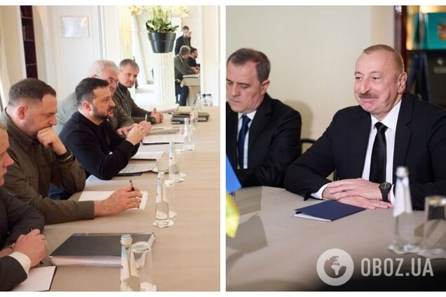 Зеленский провел переговоры с президентом Азербайджана: названы ключевые вопросы. Видео