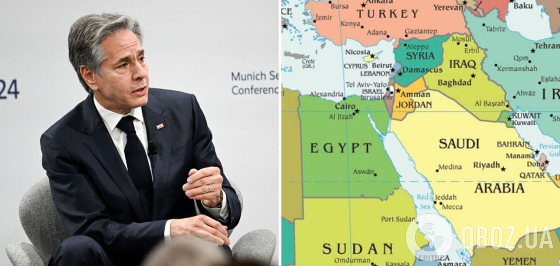 'Практично кожна арабська країна шукає зв'язків': Блінкен вказав на історичну можливість для Ізраїлю
