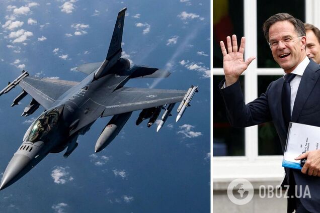 Нидерланды поставят Украине по меньшей мере 24 истребителя F-16, – Рютте