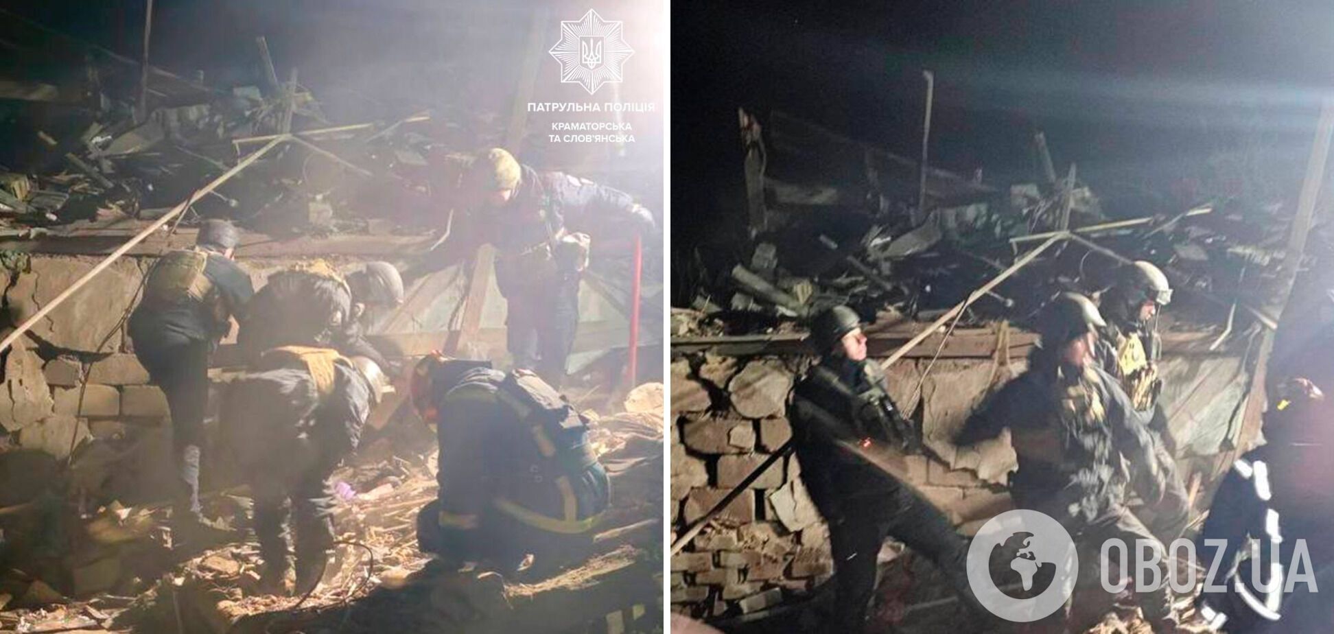 Хотіли якнайшвидше врятувати людей: патрульні показали страшні кадри обстрілу Краматорська. Відео