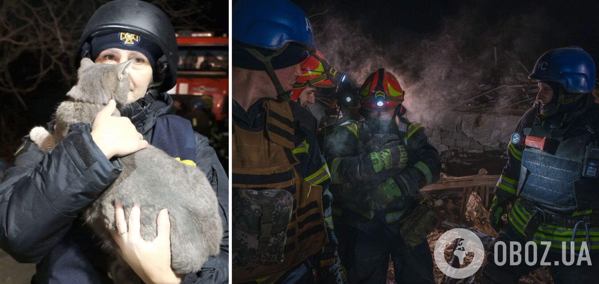 Спасение котика в Краматорске