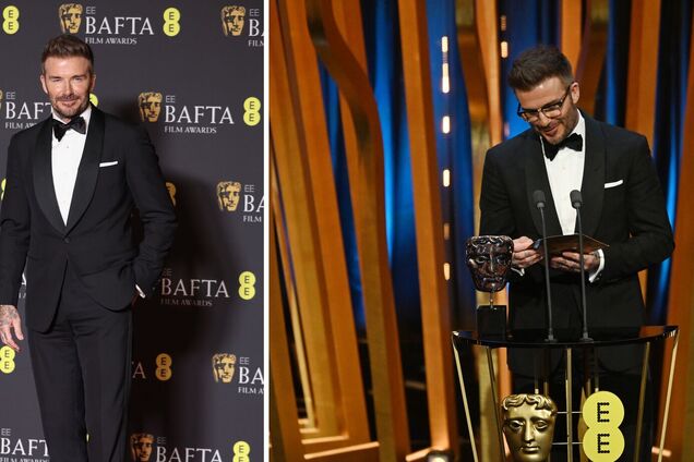Дэвид Бекхэм разозлил британцев во всем мире, сказав одно слово со сцены BAFTA