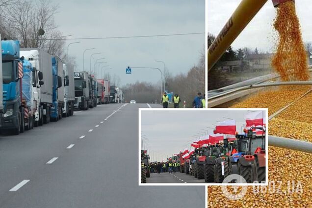 Блокировка границы Украины поляками усиливается