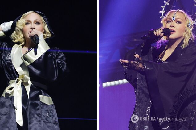 Мадонну уронили на сцене во время концерта в Сиэтле: певица эффектно 'выкрутилась'. Видео