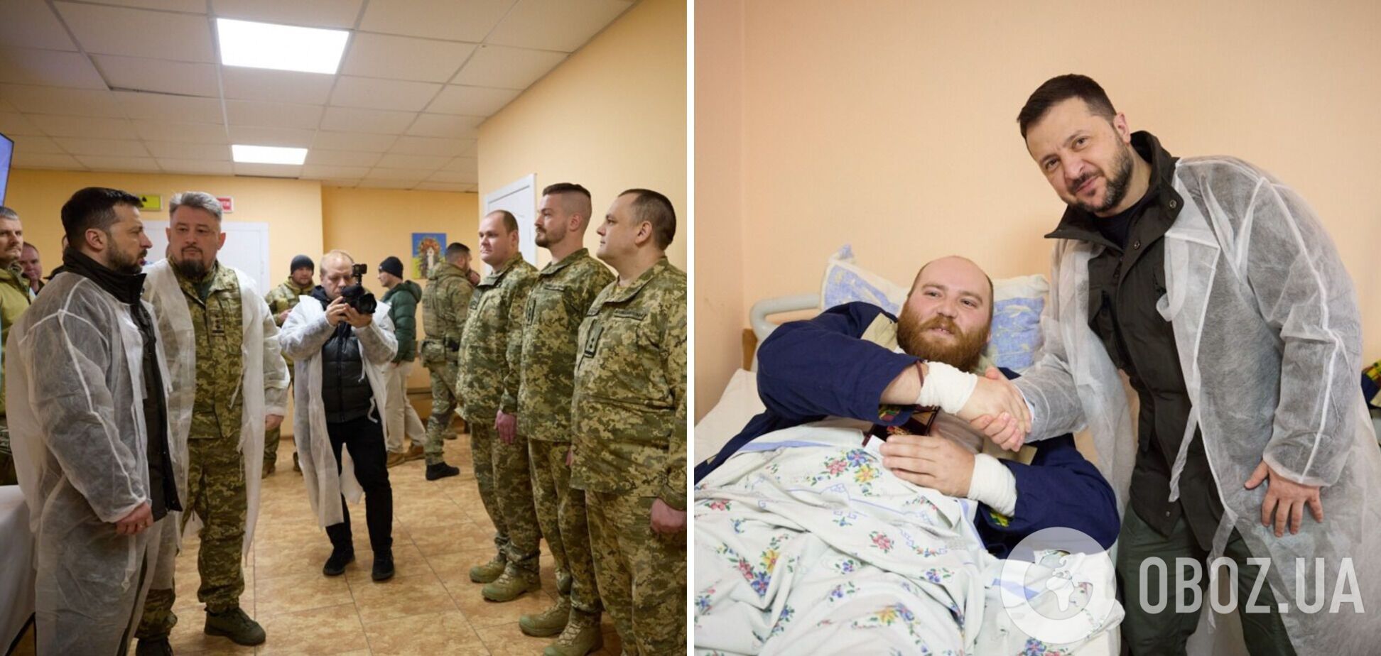 'Я желаю вам здоровья и победы': Зеленский посетил в Харькове раненых украинских защитников. Фото и видео