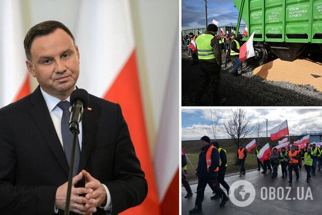 Дуда высказался о блокировке границы