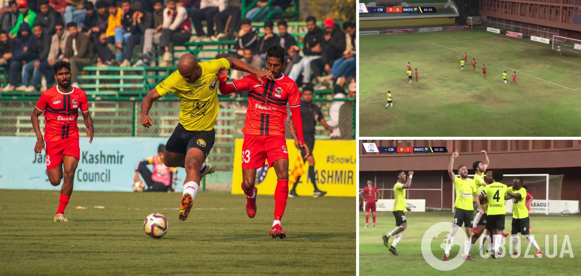 Вне законов физики. В чемпионате Индии по футболу забит уникальный супергол в лучших традициях Болливуда. Видео