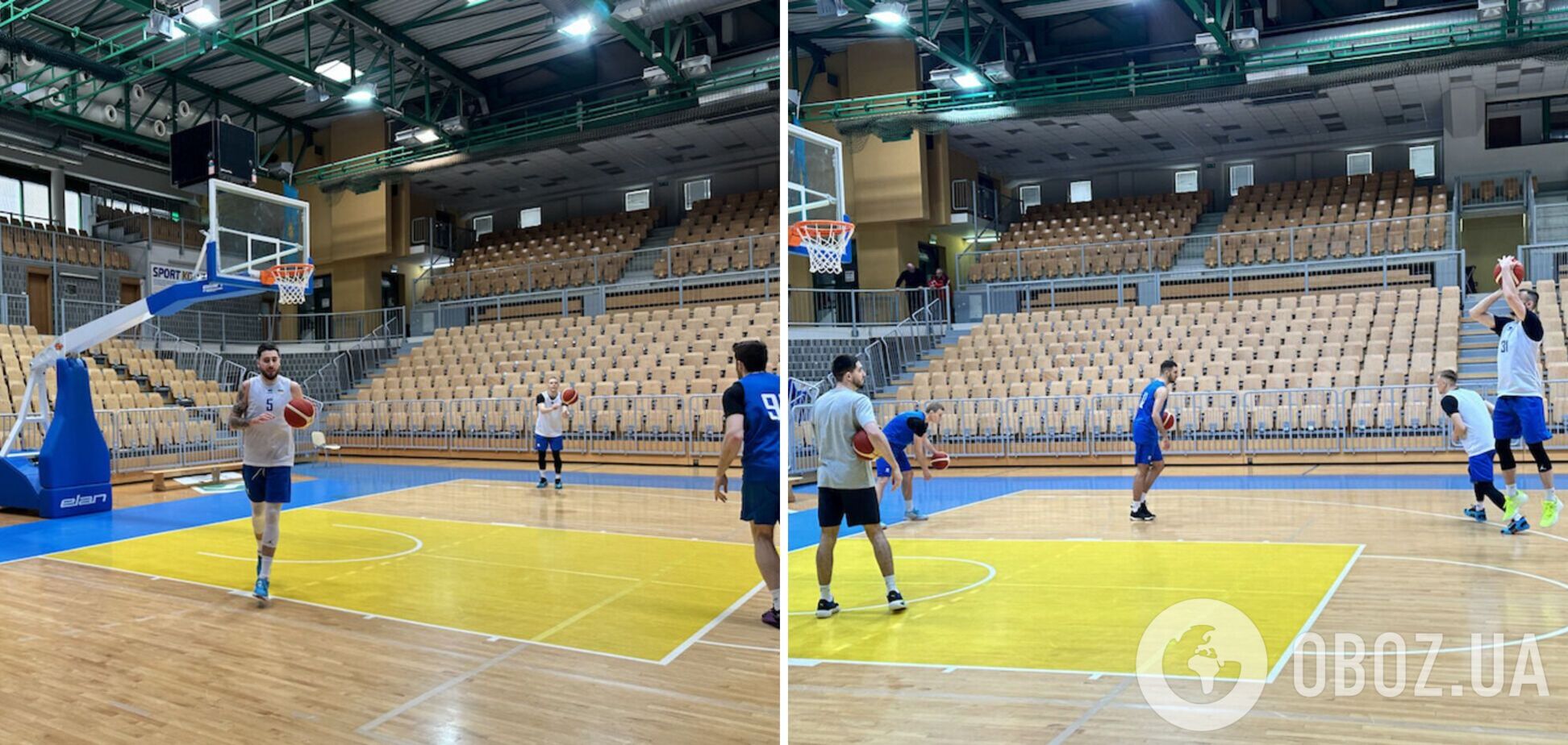 Україна – Словенія: 'синьо-жовті' провели тренування в Копері, названо транслятора матчу відбору Євробаскету-2025