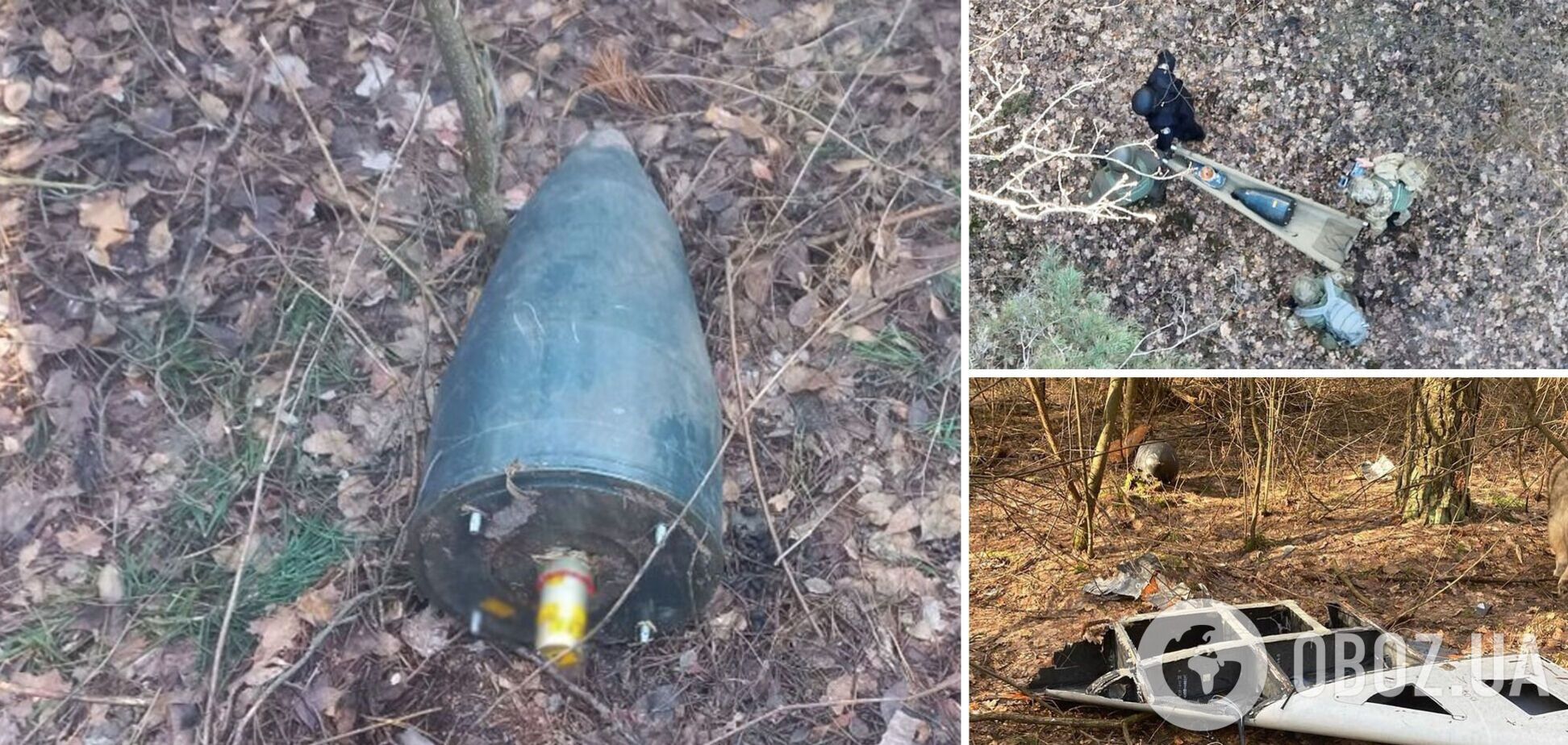 Обломки дрона-камикадзе обнаружил местный житель