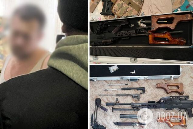 Мужчина хранил дома пулемет Калашникова