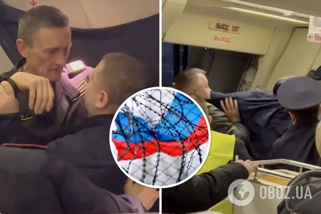 П'яне як чіп російське подружжя влаштувало дебош у літаку до Коломбо і потрапило на відео