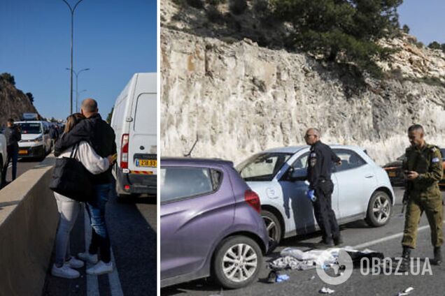 На трасі біля Єрусалима сталася стрілянина: одна людина  загинула, 11 поранено. Фото і відео