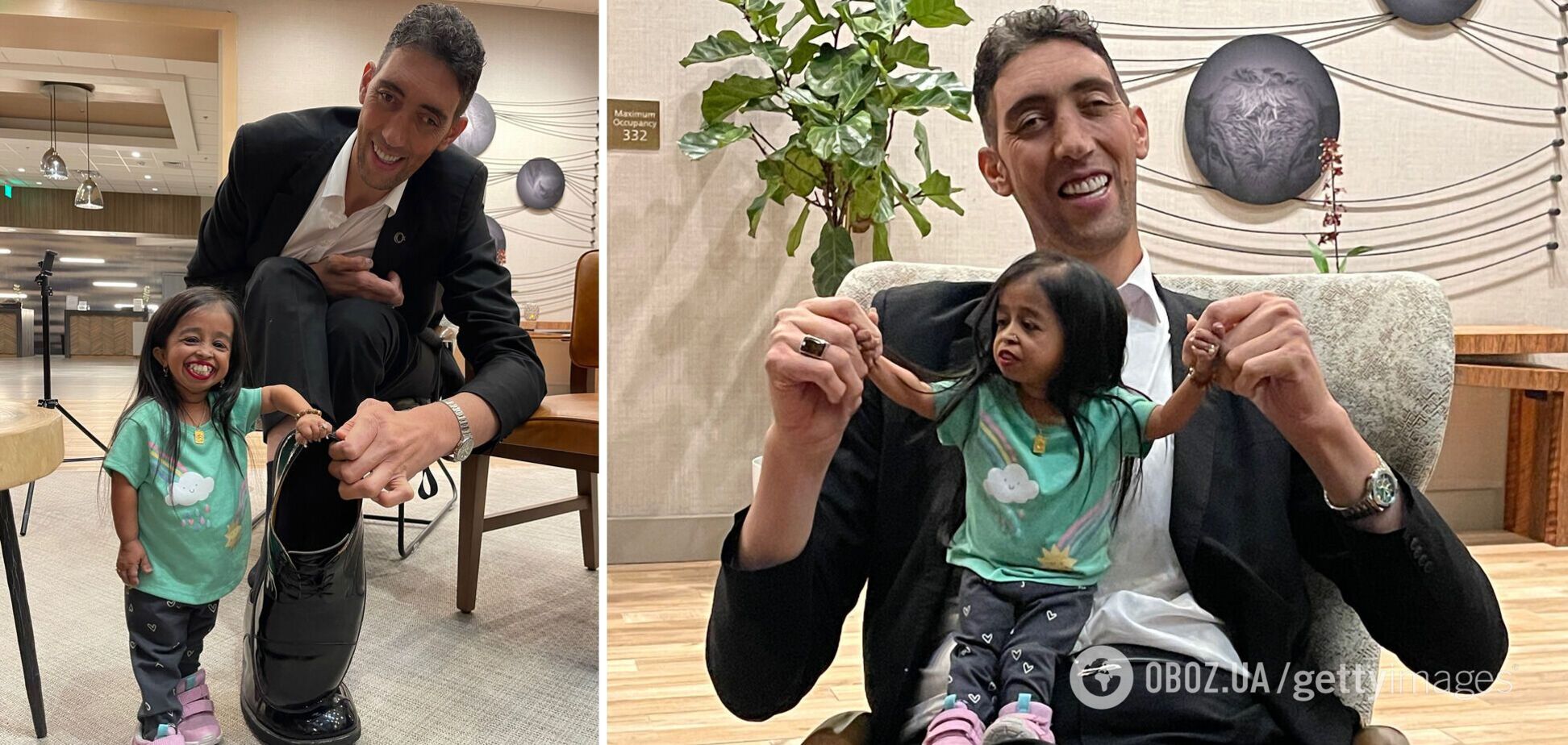 Самая маленькая женщина в мире и самый высокий мужчина встретились: 10 фото, которые не оставят вас равнодушными