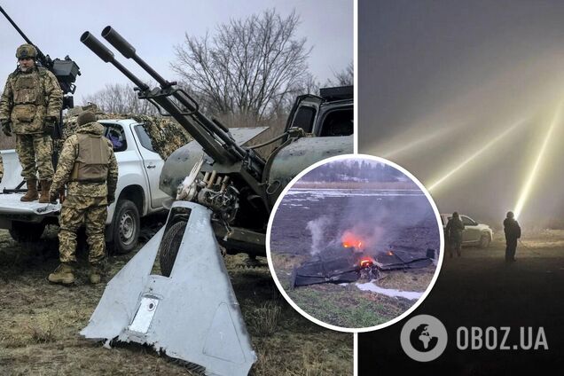 Сили ППО збили вісім із 10 'Шахедів', якими Росія атакувала Україну