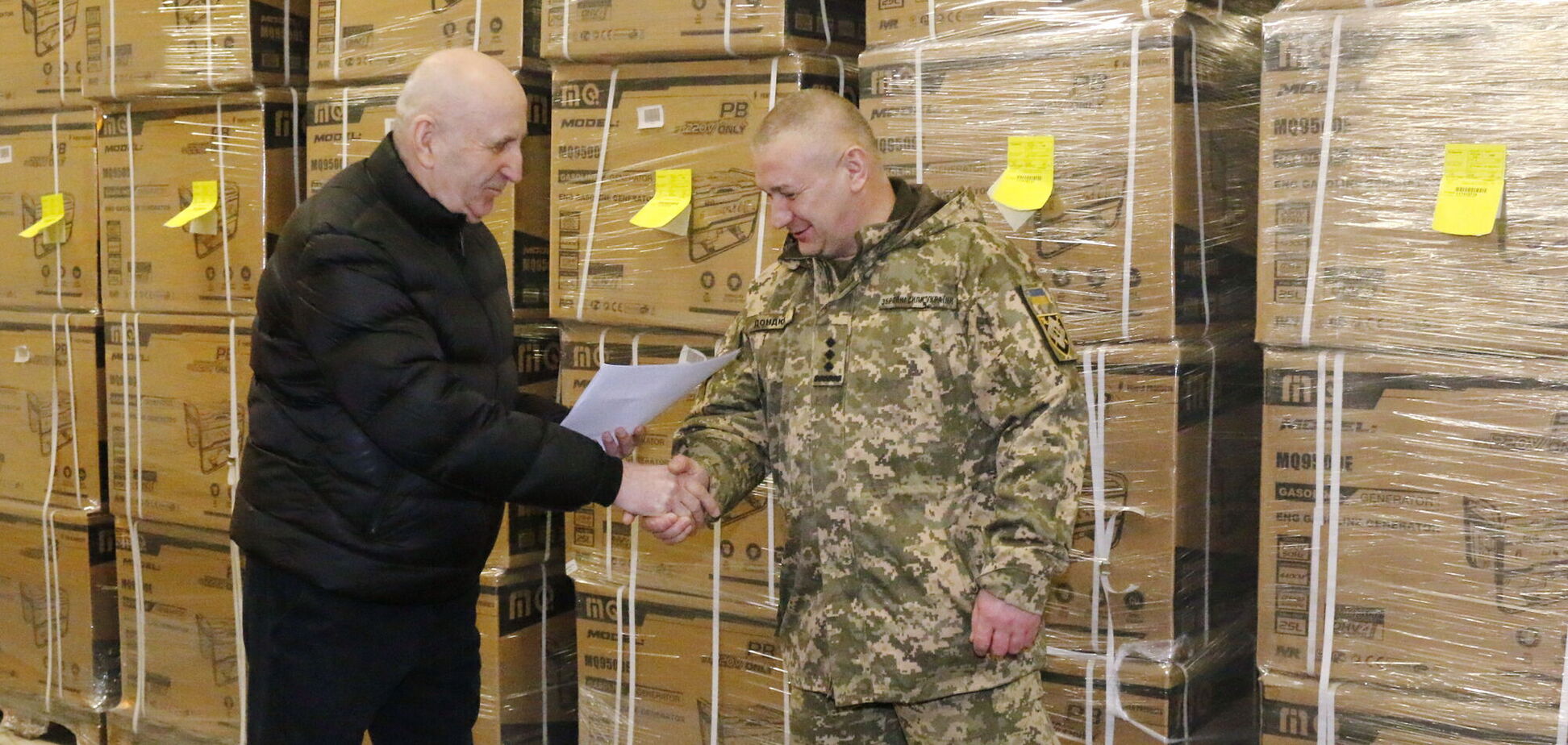 Збройні сили України отримали 500 генераторів від компанії 'Епіцентр'