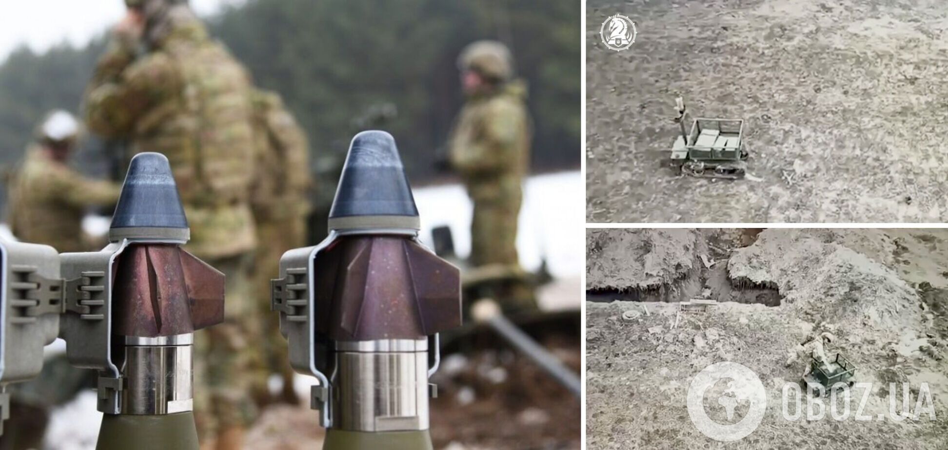 Роботи на службі ЗСУ: у 47-й бригаді показали, як наземний дрон доставляє боєприпаси на поле бою. Відео