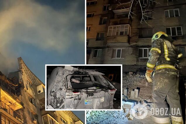 В Днепре войска РФ попали 'Шахедом' по многоэтажке: двое гражданских погибли, в городе объявлен траур. Фото и видео
