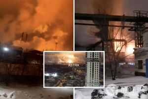 Російський Липецьк атакували БПЛА: спалахнула пожежа на металургійному комбінаті. Відео